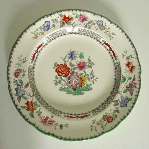 Vintage 9" lunch plate, Chinese Rose design, Copeland Spode (Lot 3) - Picture 1 of 13